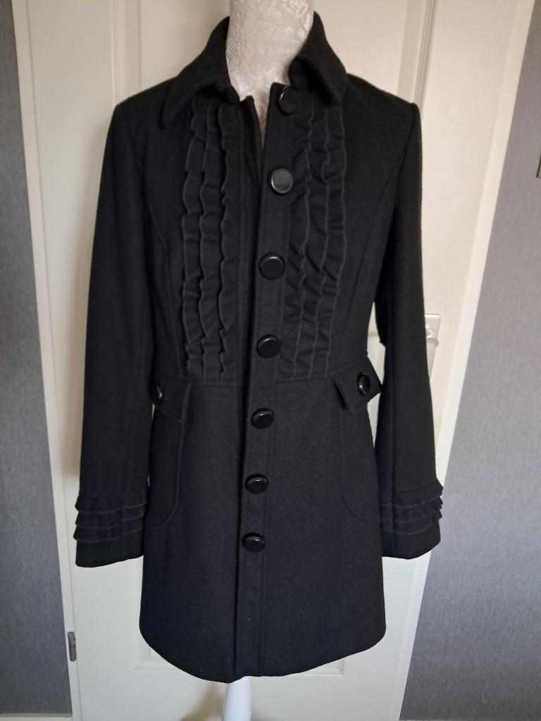Jas Mantel Vila Maat : M Kleur : Zwart, Kleding | Dames, Jassen | Winter, Maat 38/40 (M), Zwart, Vila, Nieuw