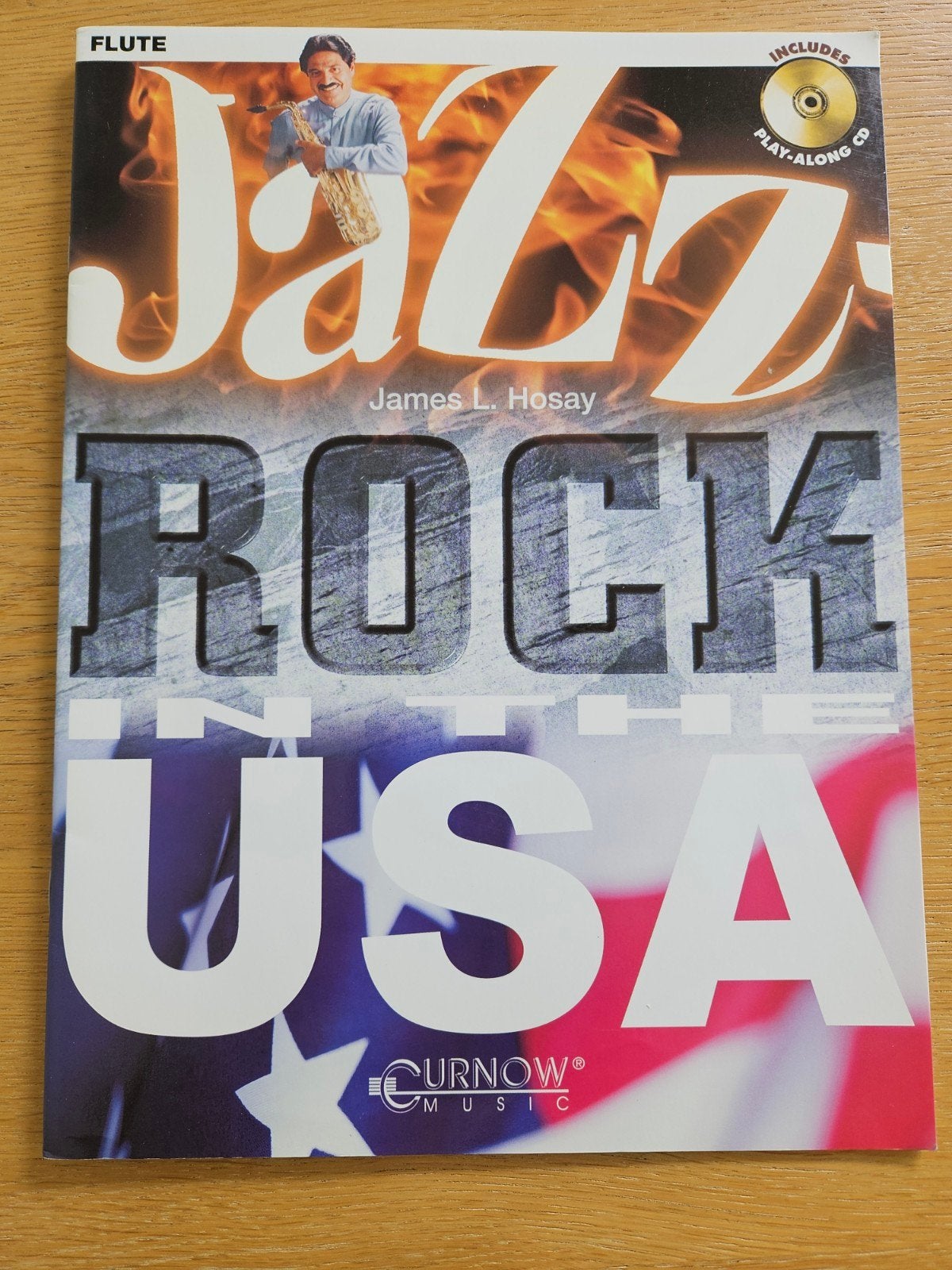 Jazz Rock USA - Fluit lesboek met CD, Muziek en Instrumenten, Bladmuziek, Ophalen of Verzenden, Les of Cursus, Jazz, Dwarsfluit of Piccolo