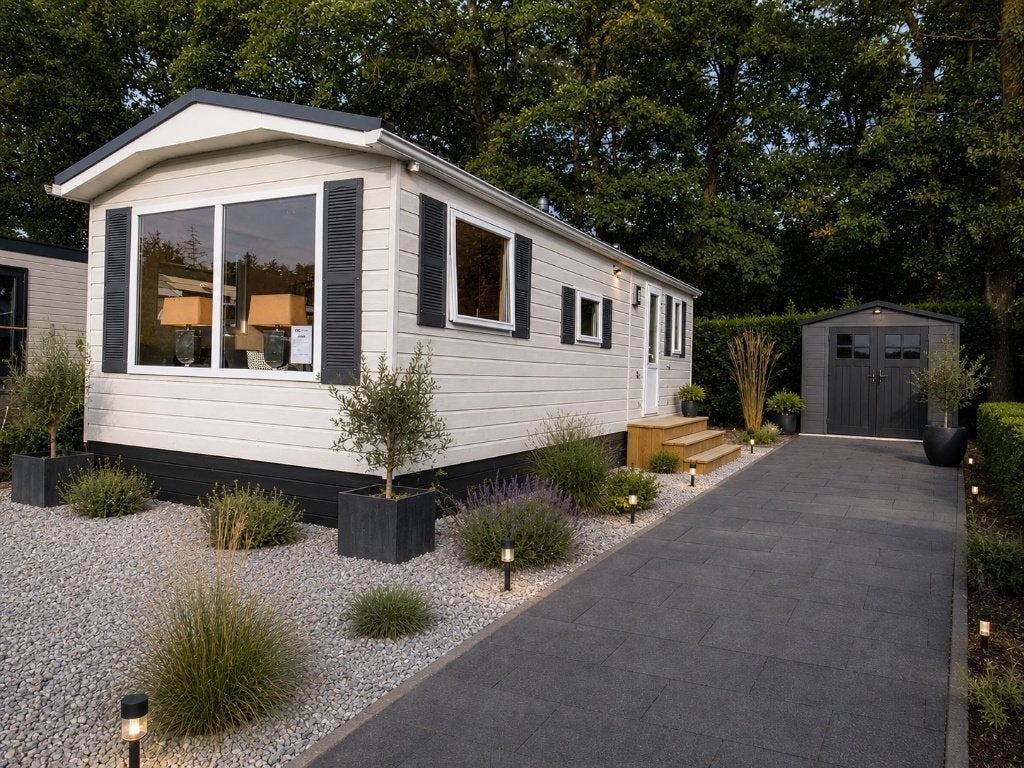 INSTAPKLAAR CHALET MET 2 SLAAPKAMERS OP CAMPING IN DE LUTTE, Tot en met 2