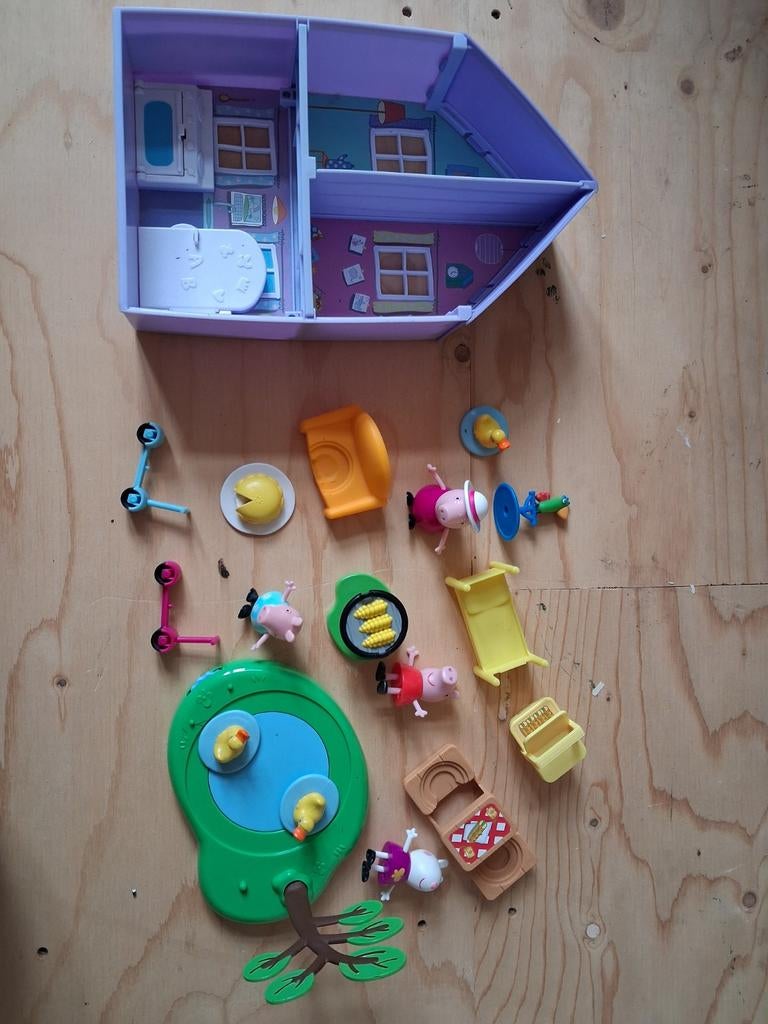 Peppa Pig Speelset: Huis, Figuren & Accessoires, Kinderen en Baby's, Speelgoed | Overig, Ophalen of Verzenden, Gebruikt, Jongen of Meisje