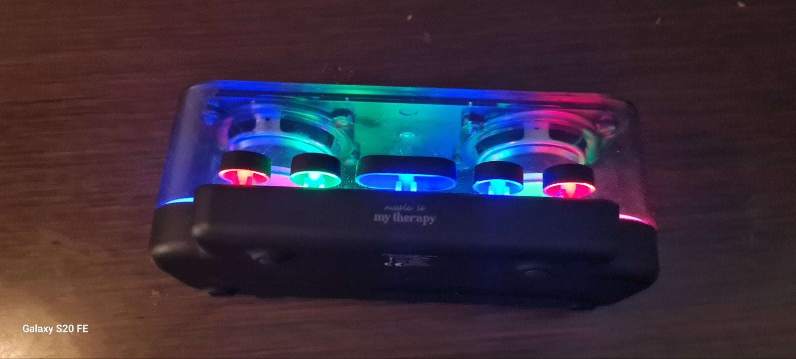 2 luidsprekers met ingebouwde verlichting, Overige merken, Ophalen of Verzenden, Zo goed als nieuw, Bluetooth