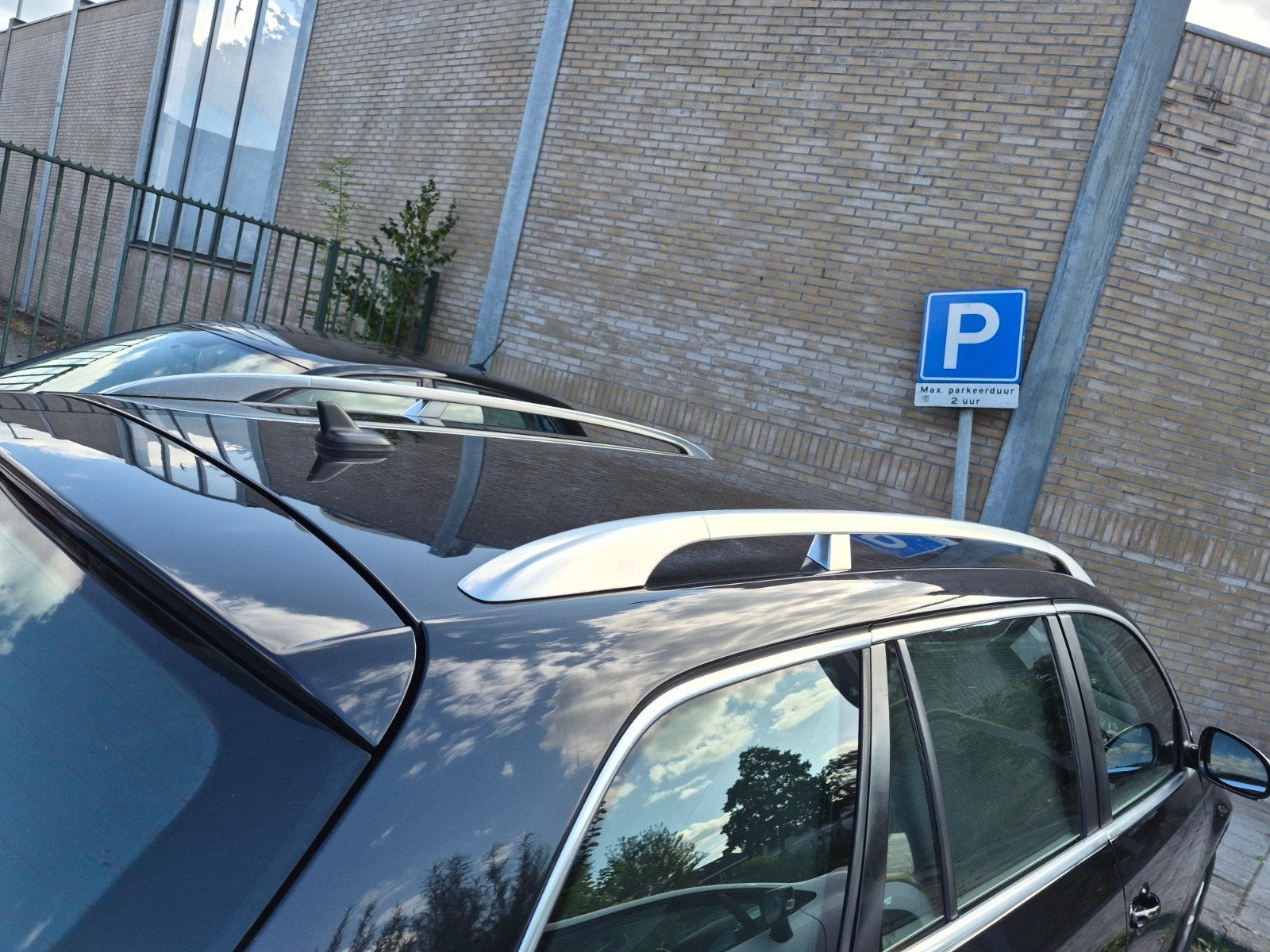 chroom dakrails Vw golf 6 variant, Auto diversen, Ophalen, Zo goed als nieuw