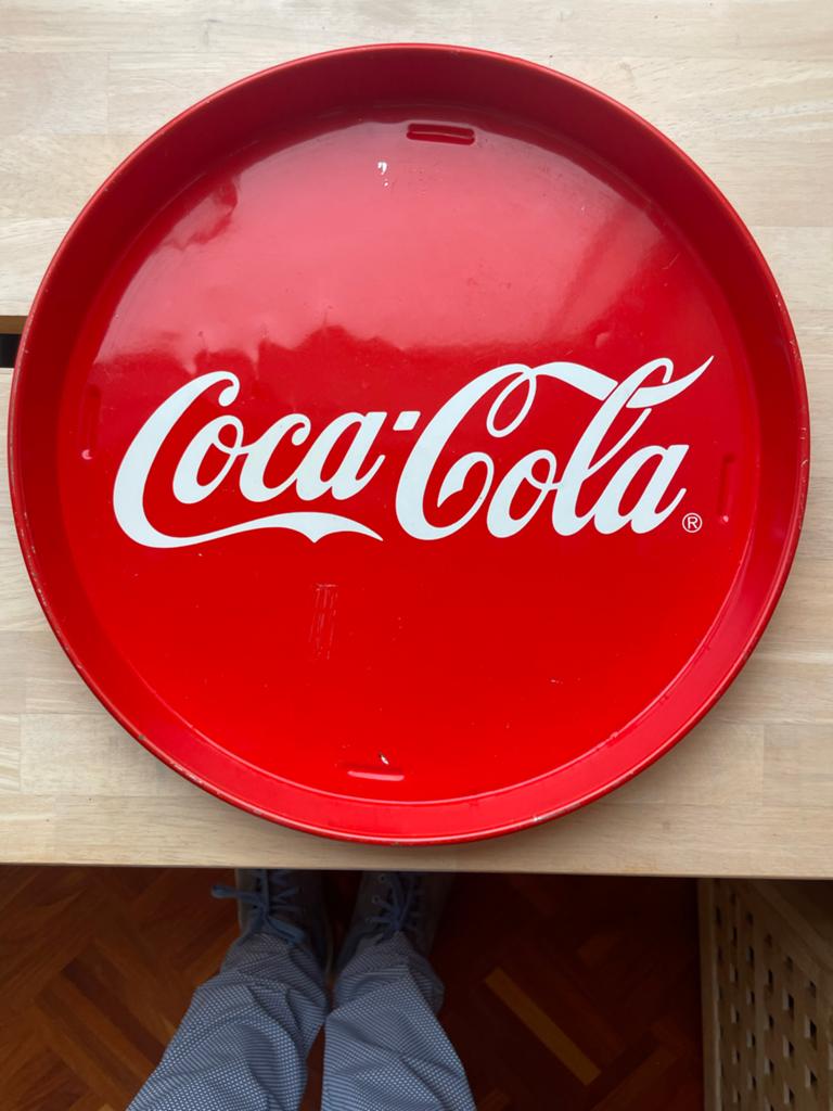 Origineel Vintage Coca-Cola dienblad  '70/'80., Verzamelen, Ophalen of Verzenden, Zo goed als nieuw, Gebruiksvoorwerp