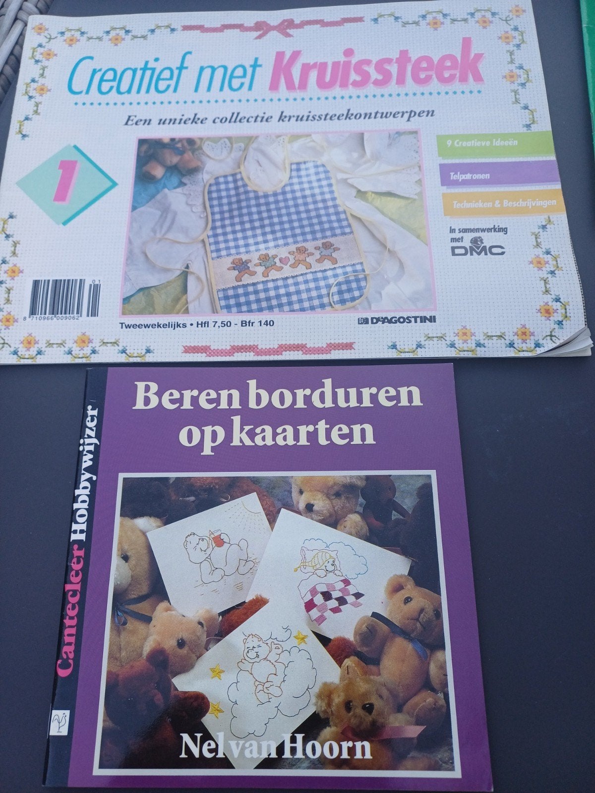Borduurpatronen: Creatief met Kruissteek & Beren borduren, Ophalen of Verzenden, Gebruikt, Handborduren, Patroon