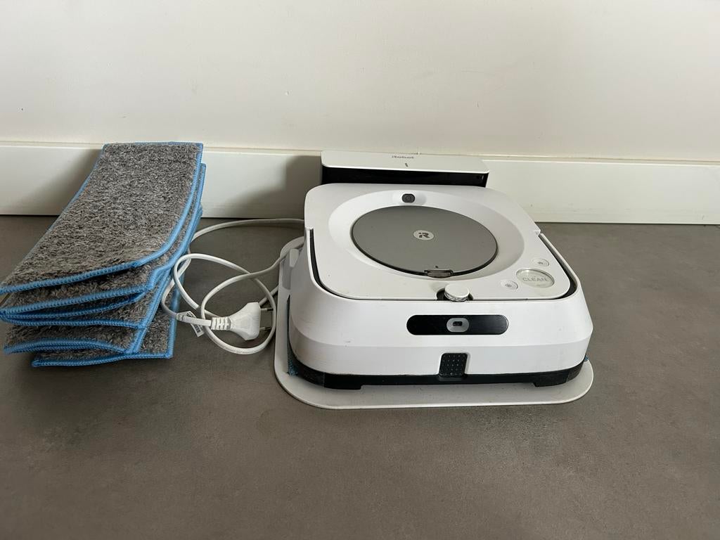iRobot dweilrobot, Witgoed en Apparatuur, Stofzuigers, Ophalen of Verzenden, Gebruikt, Reservoir, Robotstofzuiger
