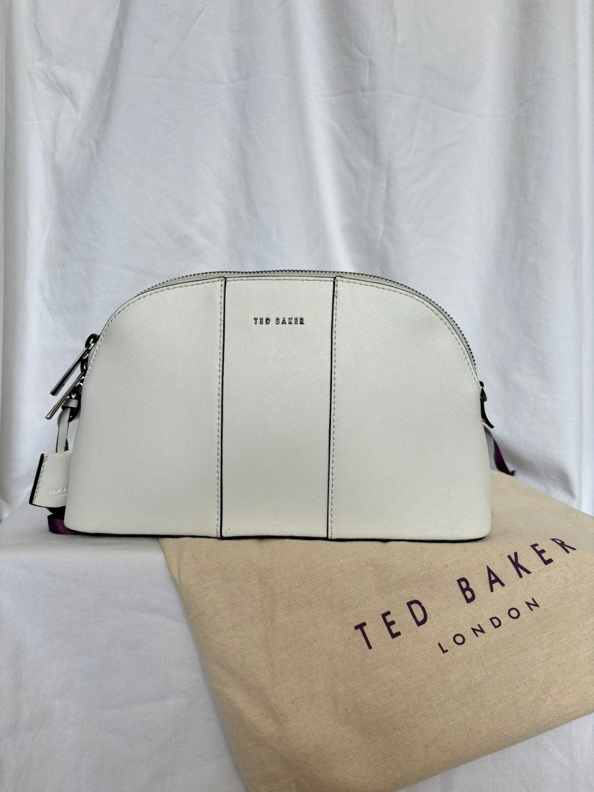 Witte Ted Baker handtas, Ophalen of Verzenden, Zo goed als nieuw, Wit, Handtas