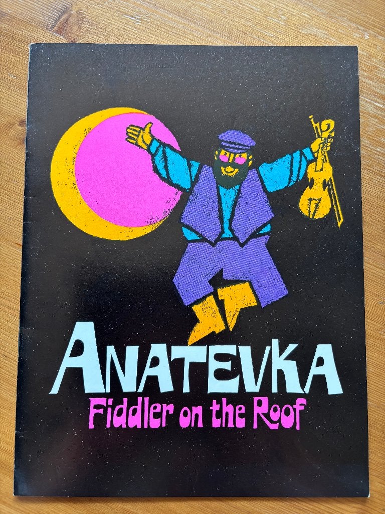 Origineel programmaboekje Anatevka (Fiddler on the Roof)1966, Ophalen of Verzenden, Gelezen, Ballet of Musical