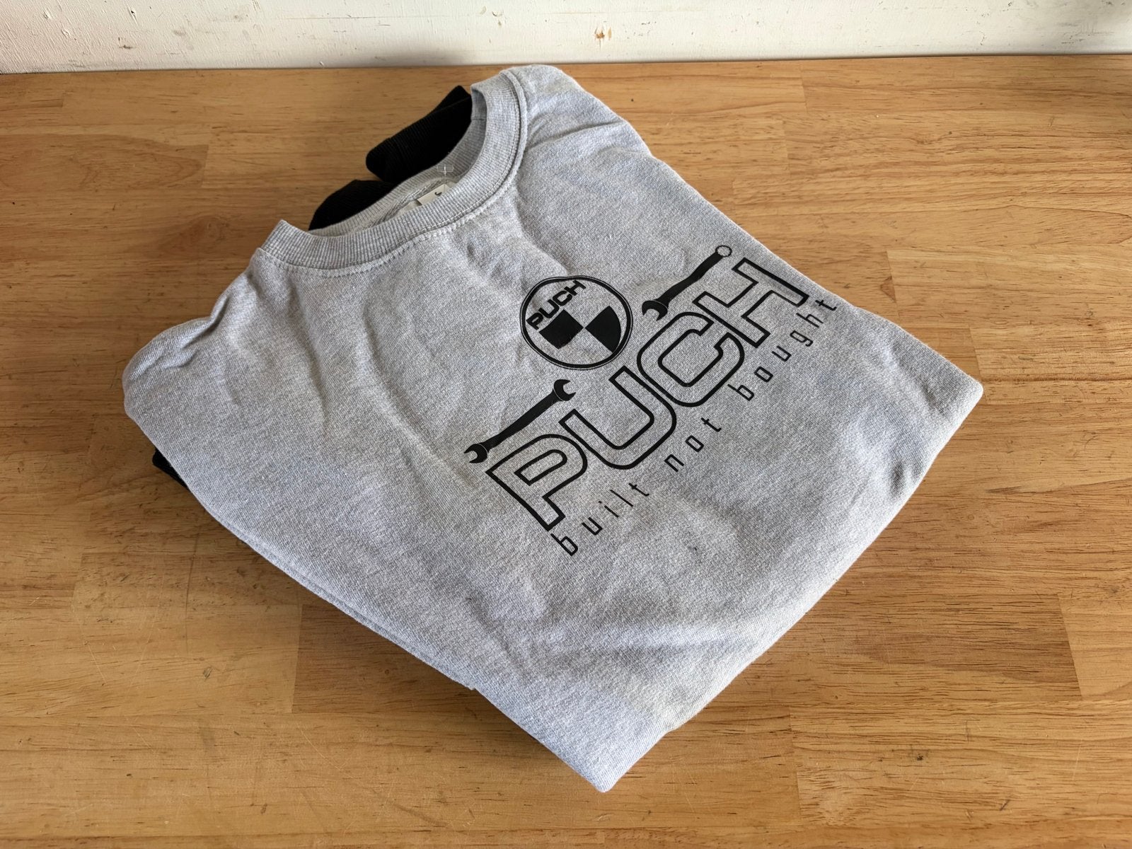 Puch Built Not Bought Sweater Zwart - Grijs Maat M Nieuw, Verzenden, Nieuw