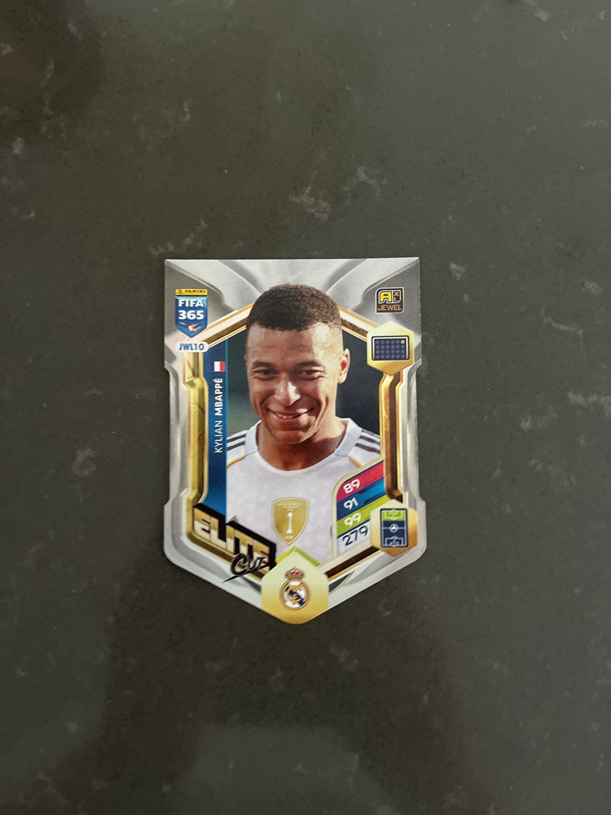 Kylian Mbappé FIFA 365 Adrenalyn XL Elite Club kaart, Ophalen of Verzenden, Zo goed als nieuw, Buitenlandse clubs, Spelerskaart