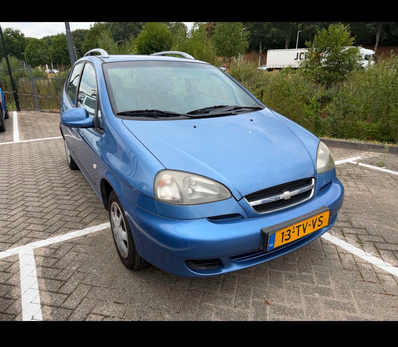 Chevrolet Tacuma 1.6 2007 Blauw, Auto's, Blauw, Origineel Nederlands, Handgeschakeld, 600 kg