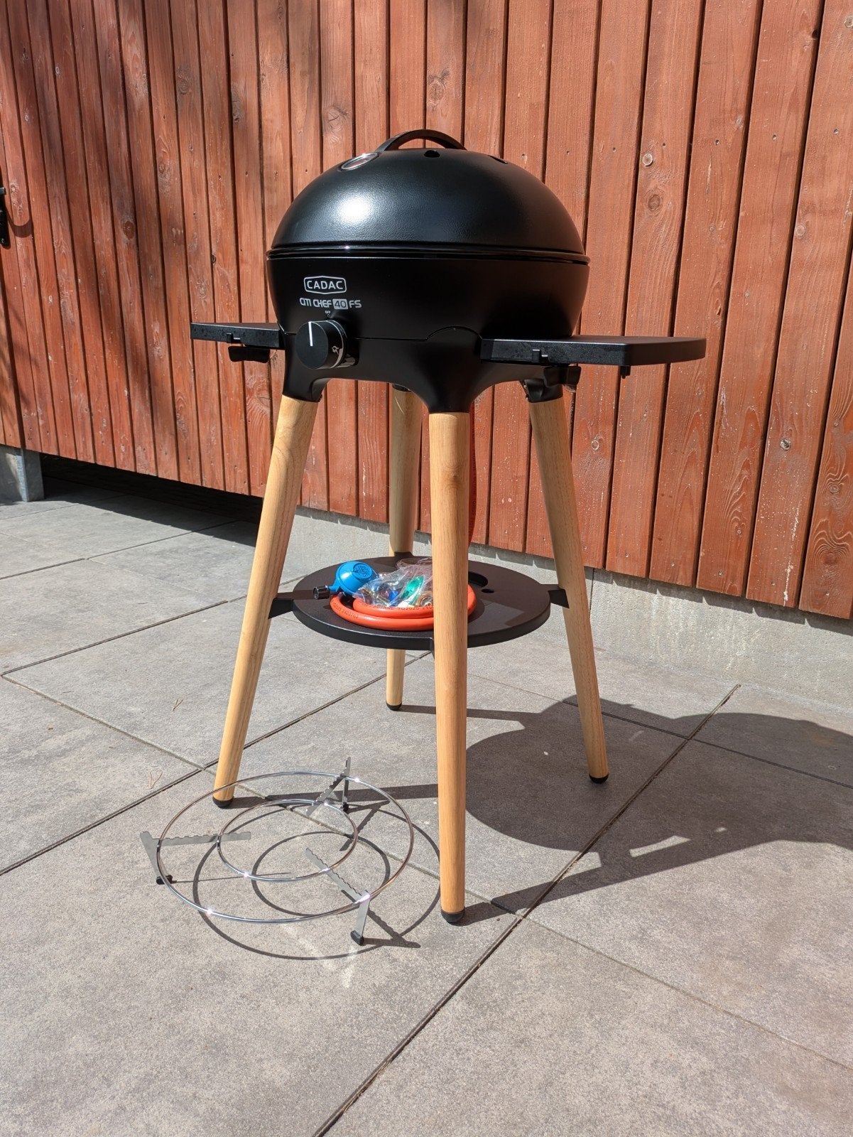 Cadac Citi Chef 40 FS Black gasbarbecue, Tuin en Terras, Gasbarbecues, Ophalen, Zo goed als nieuw, Cadac