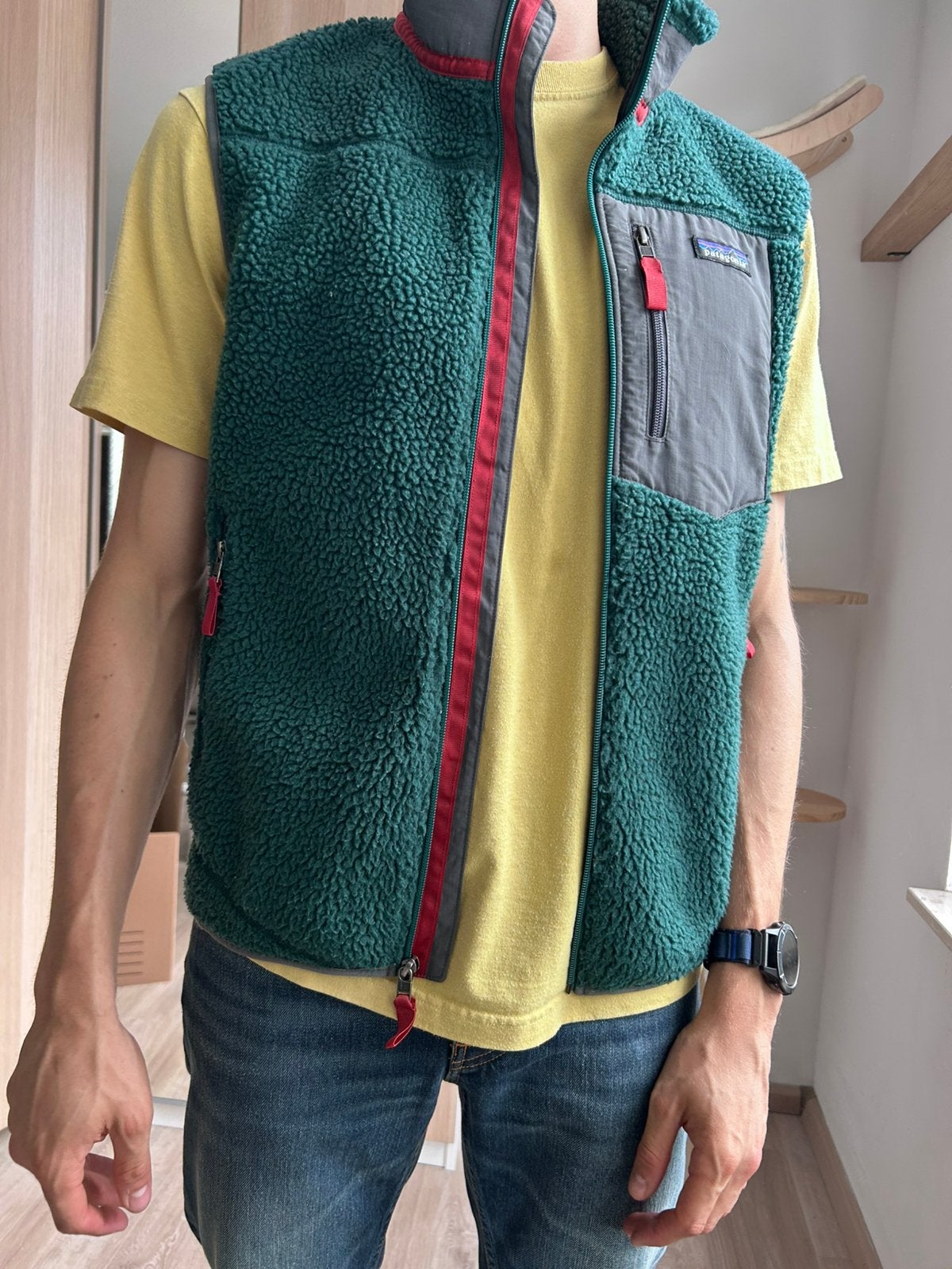 Patagonia Retro-X bodywarmer, Ophalen of Verzenden, Zo goed als nieuw, Maat 38/40 (M), Groen