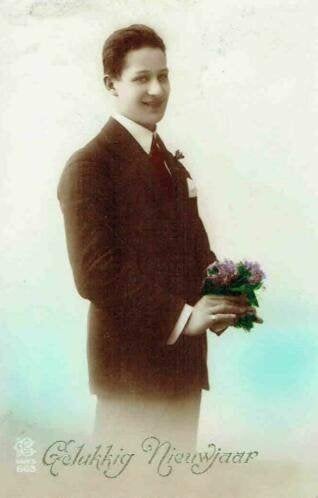 Gelukkig Nieuwjaar Franse kaart 1925 Ommen>Dedemsvaart, Verzenden, 1920 tot 1940, Gelopen, Feest(dag)
