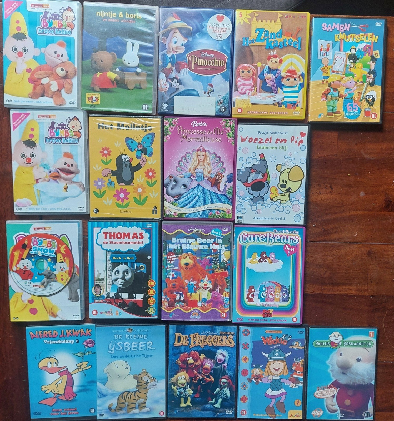 Kinder DVD's: origineel en kopieën., Cd's en Dvd's, Dvd's | Kinderen en Jeugd, Ophalen, Gebruikt, Animatie, Alle leeftijden