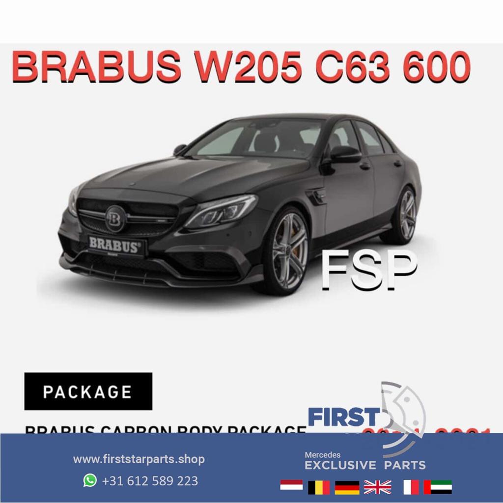 W205 C63 S BRABUS 600 PAKKET COMPLEET Origineel Mercedes C K, Ophalen of Verzenden, -, -, -