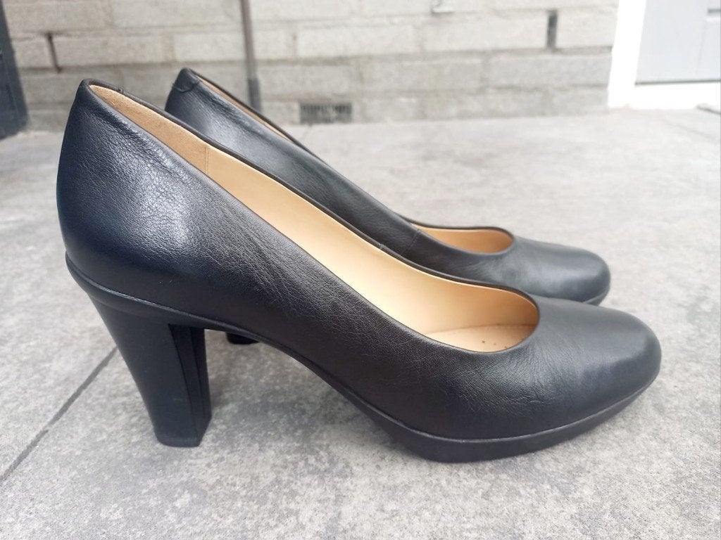 Zwarte Geox schoenen, Zwart, Zo goed als nieuw, Schoenen met hoge hakken, Ophalen