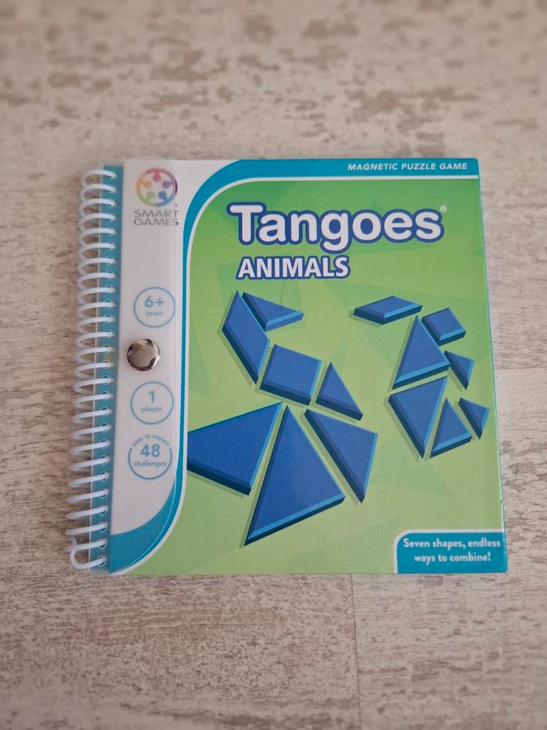 SmartGames Tangoes Animals Magnetisch denk spel, Ophalen of Verzenden, Minder dan 500 stukjes, Zo goed als nieuw, Rubik's of 3D-puzzel