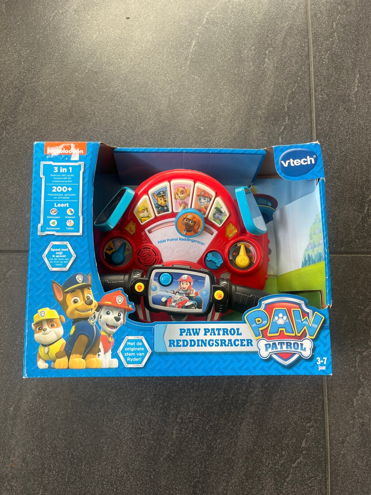 Paw Patrol Reddingsracer VTech, Ophalen of Verzenden, Zo goed als nieuw, Ontdekken, Met geluid