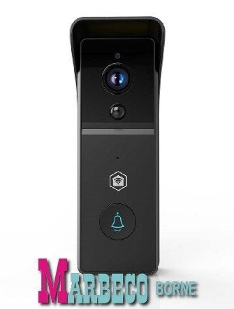 Videodeurbel, Smart "Ring" Doorbell, Accu, 3MP Full HD 1296p, Nedis SmartLife, Nieuw, Overige merken, Info@marbeco.com
