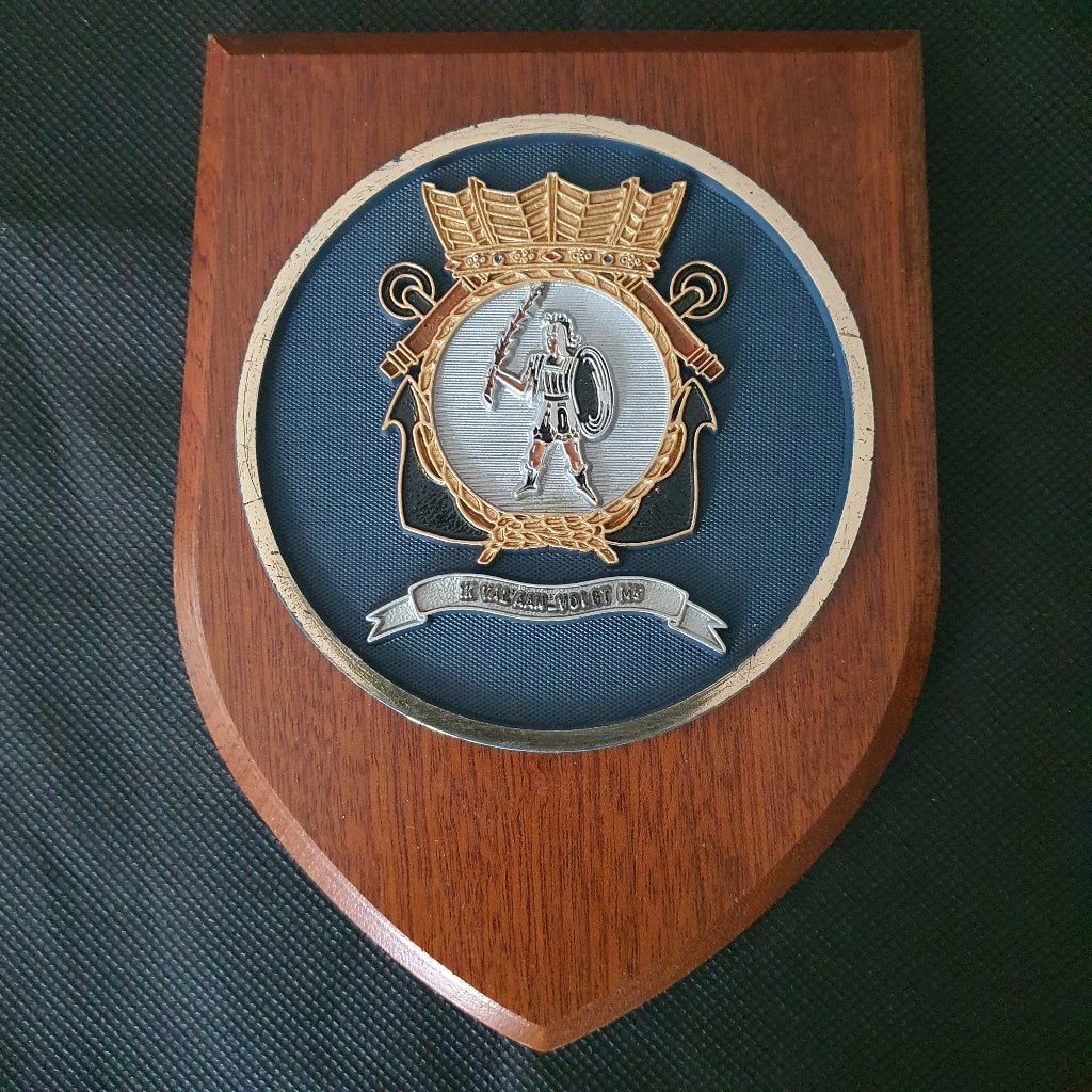 Wapenschildje Karel Doorman, Verzenden, Marine, Nederland, Embleem of Badge