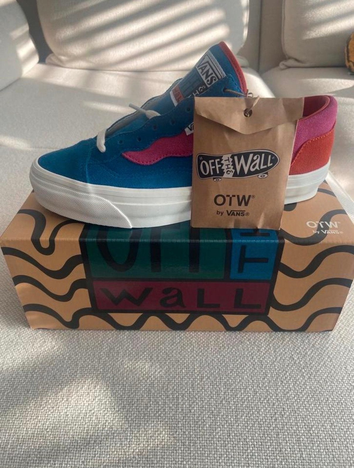 Vans x Piet Parra maat 42 (zgan 1 x kort gedragen), Ophalen, Blauw, Sneakers of Gympen, Zo goed als nieuw