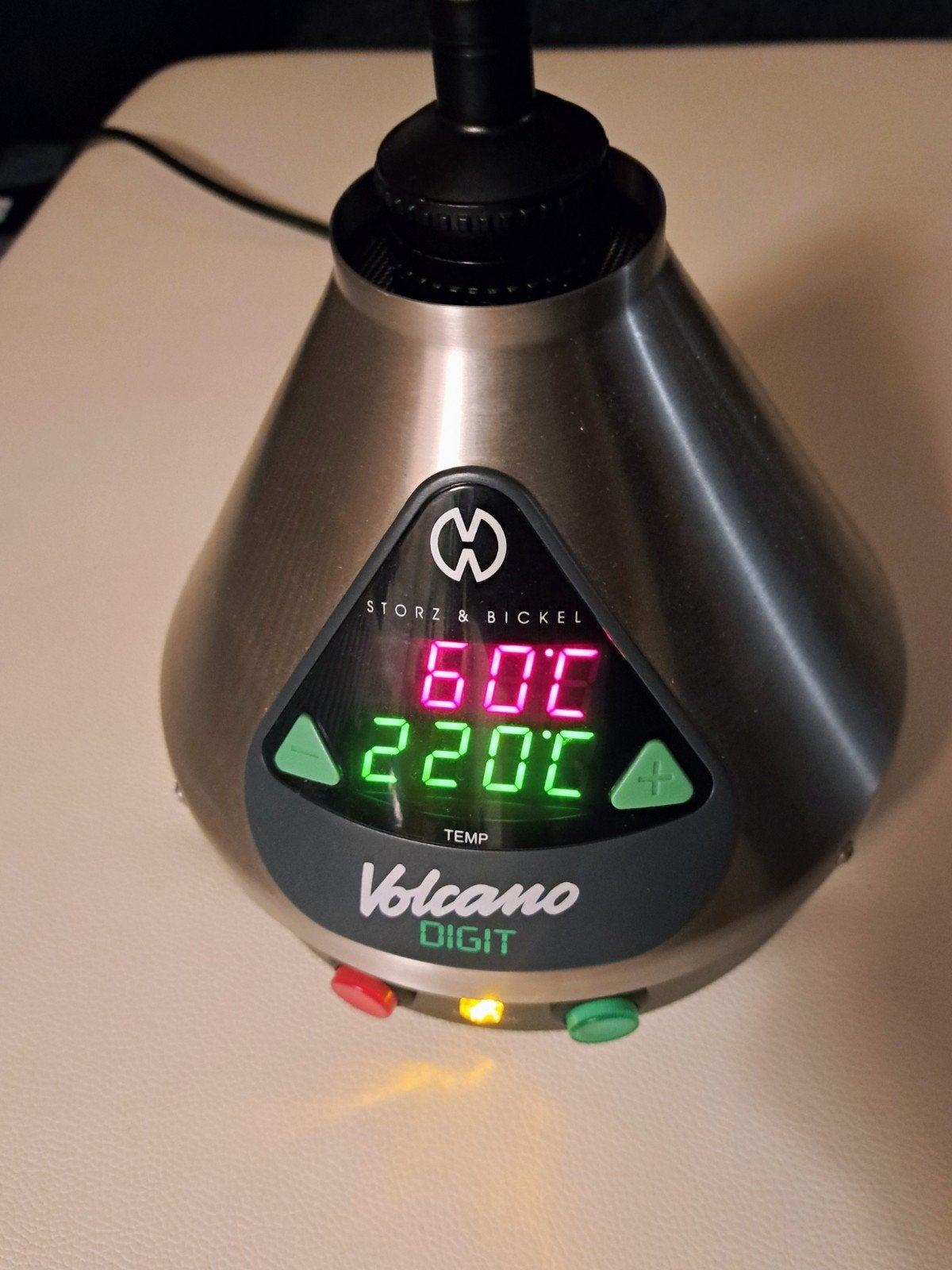 Storz & Bickel Volcano Digit vaporizer, Ophalen of Verzenden, Rvs of Chroom