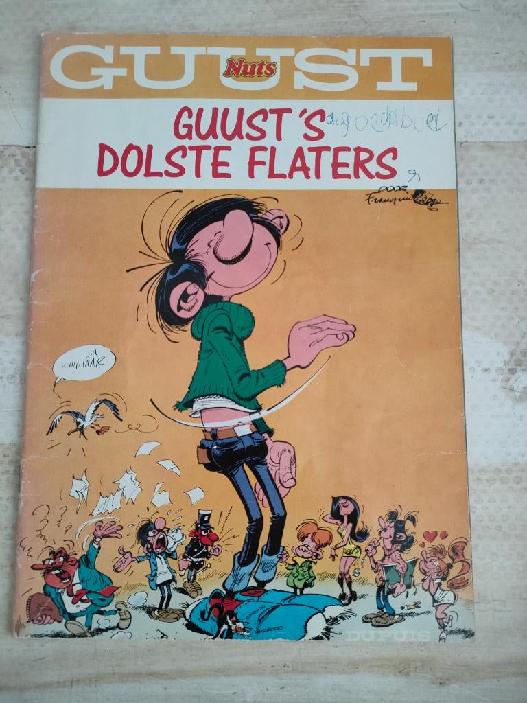 GUUST'S DOLSTE FLATERS (jfb-guus), Eén stripboek, Ophalen of Verzenden, Gelezen