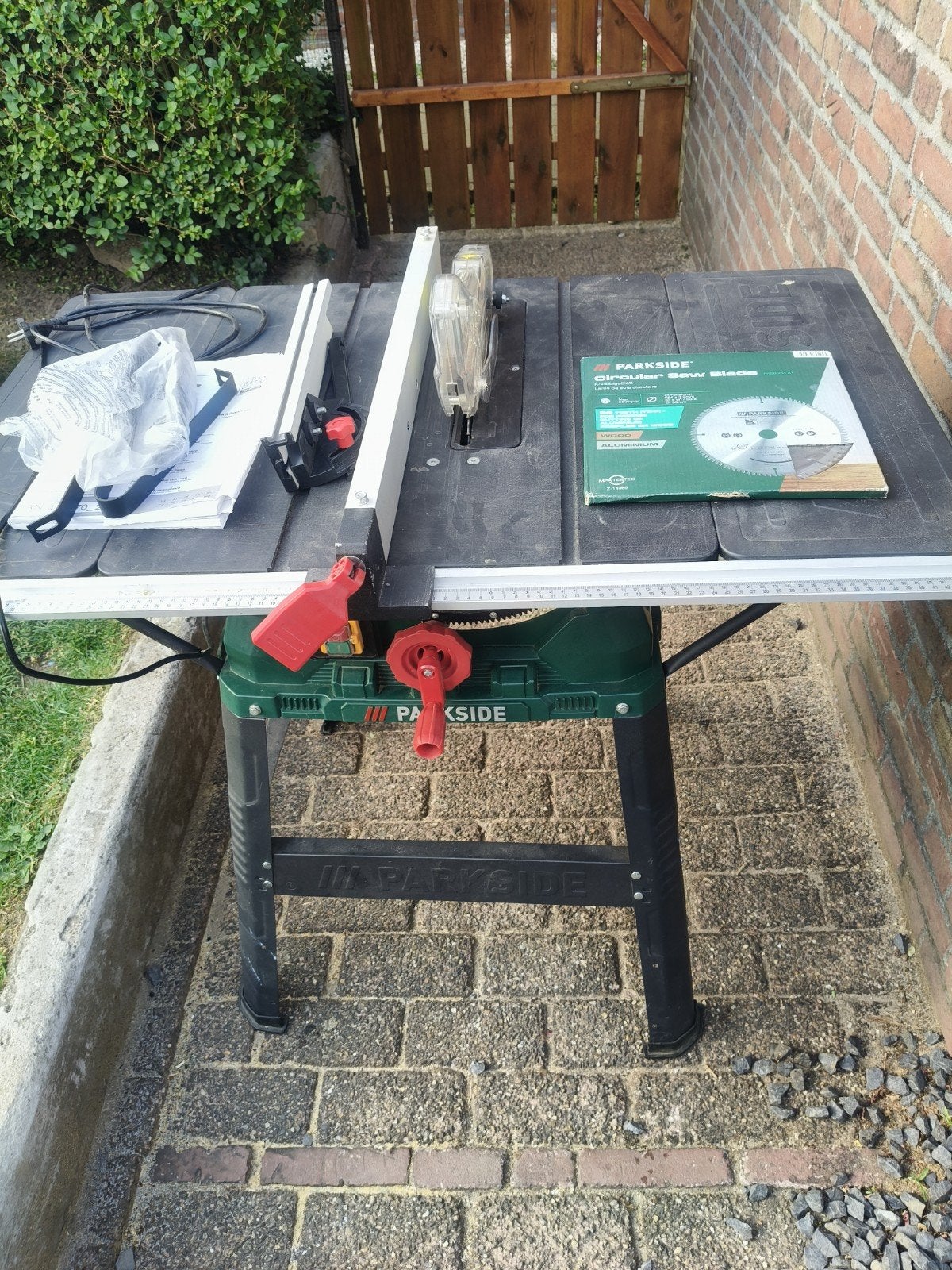 Tafelzaag Parkside, Ophalen of Verzenden, 1200 watt of meer, Cirkelzaag, 70 mm of meer