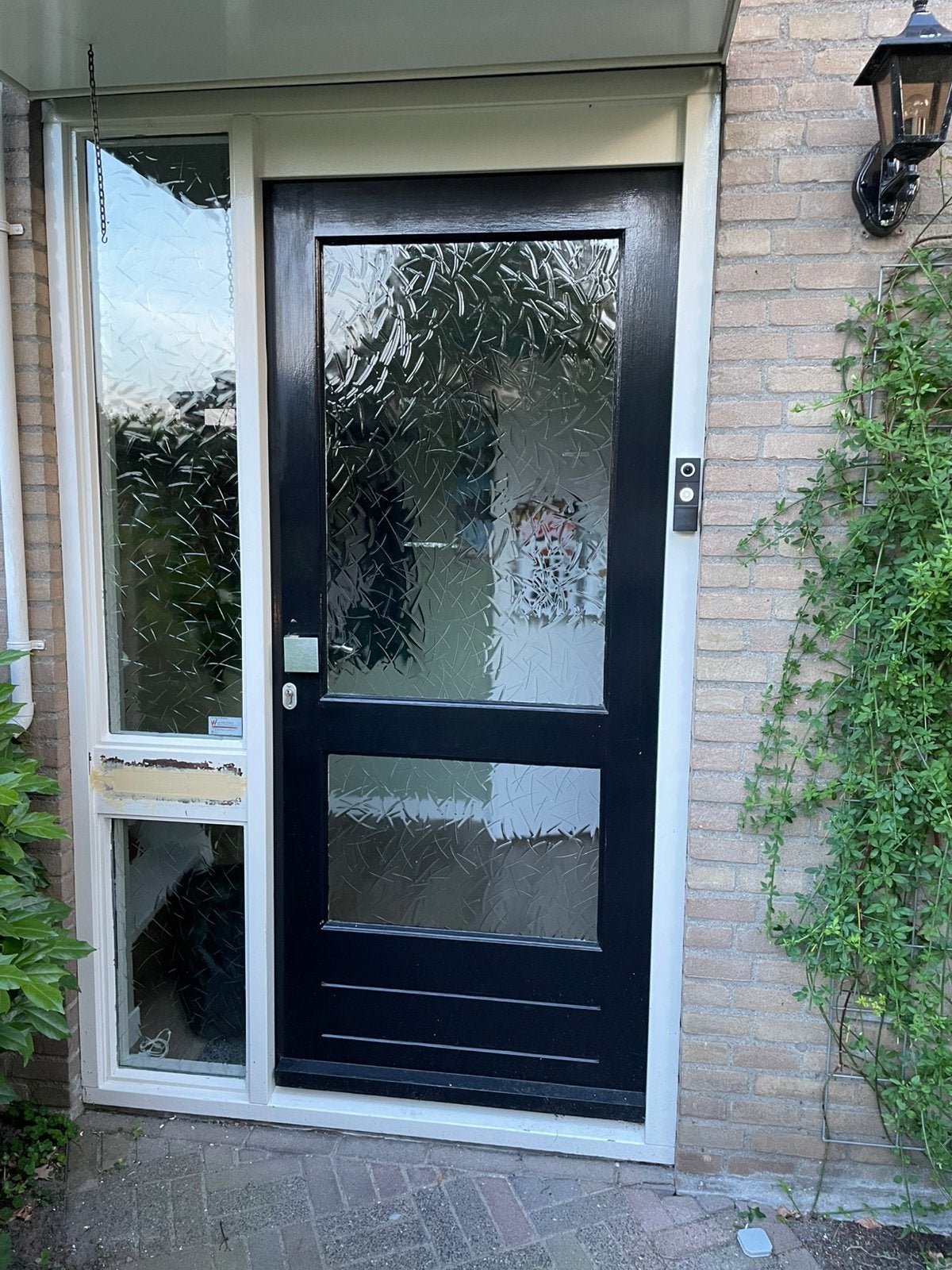 Houten voordeu, Ophalen, Gebruikt, 80 tot 100 cm, Buitendeur