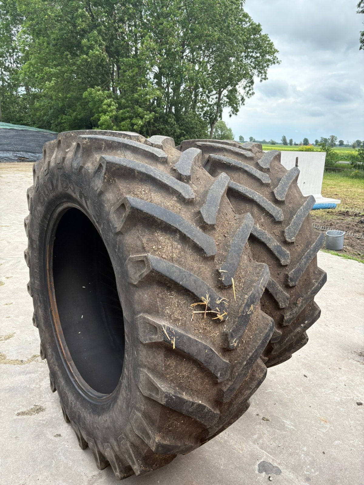 Pirelli 600/65r38, Ophalen, Gebruikt