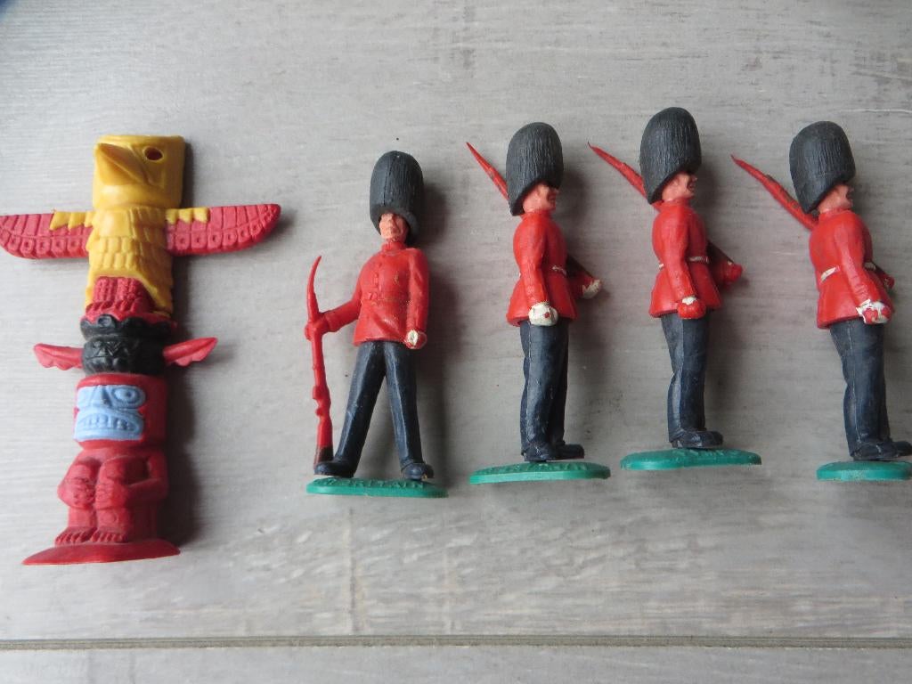 Set originele Timpo-figuren (5 stuks), Verzamelen, Poppetjes en Figuurtjes, Verzenden, Zo goed als nieuw