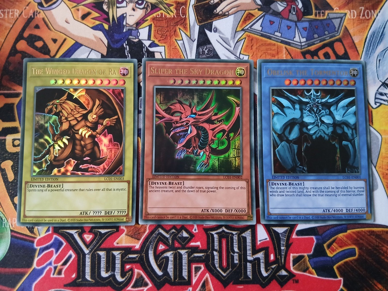Egyptian God Set - Ultra Rare LC01 Legendary Collection YGO, Hobby en Vrije tijd, Verzamelkaartspellen | Yu-gi-Oh!, Ophalen of Verzenden