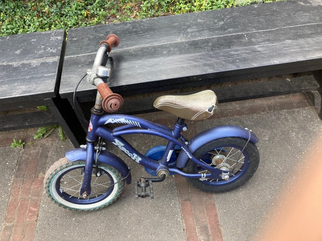 Kinderfietsje - YipeeH (Blue Cruiser), Ophalen of Verzenden, Gebruikt, Terugtraprem, Minder dan 16 inch
