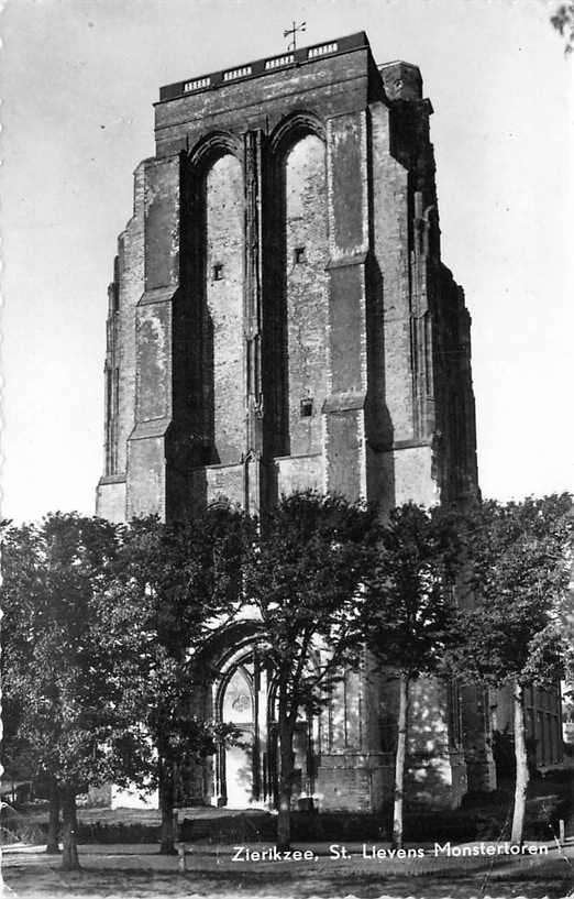 377-216-023 Zierikzee St Lievens Monstertoren, Verzenden, Voor 1920, Zeeland