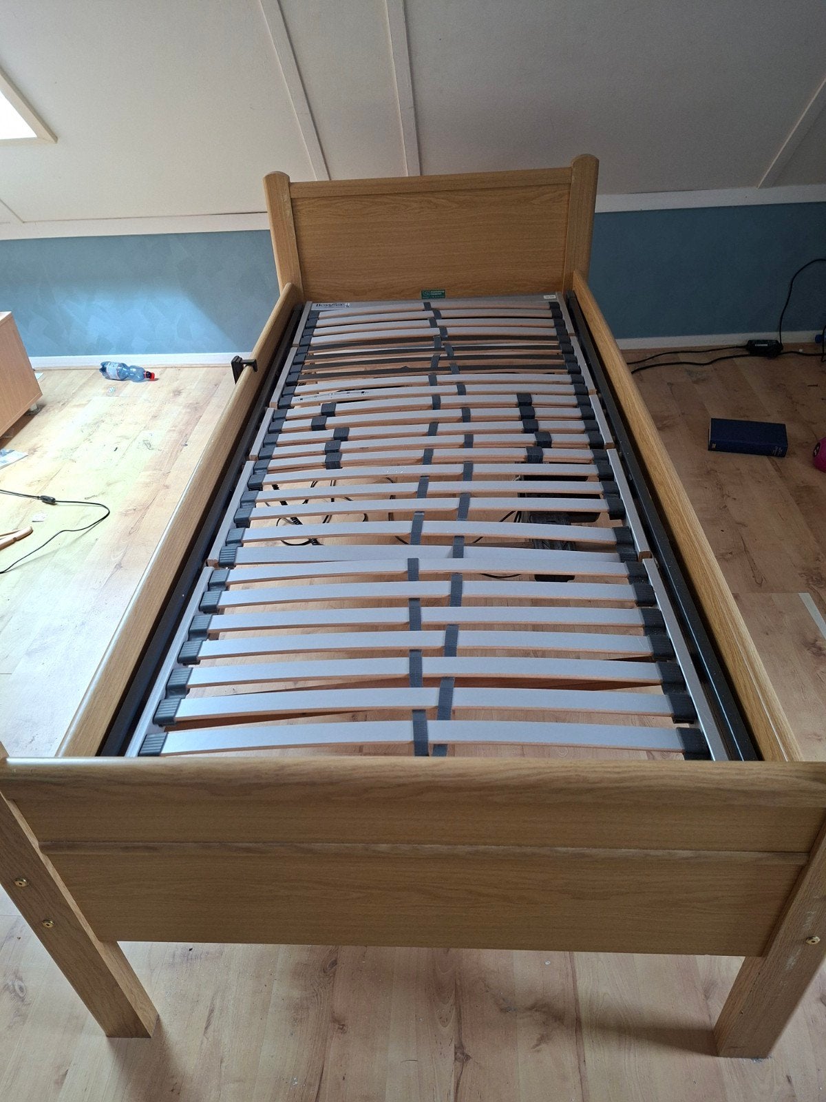 Seniorenbed met beweegbare bodem, Ophalen, 90 cm, Eenpersoons, 200 cm