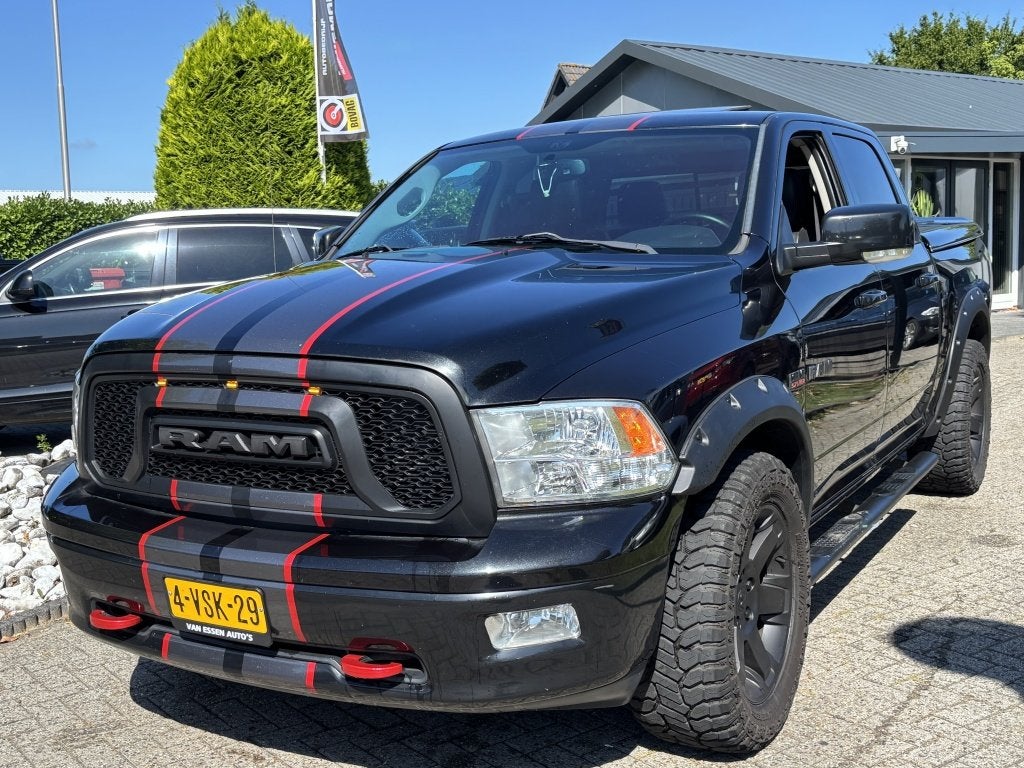 Dodge Ram 1500 5.7 V8 4X4 Dubbel Cabine Zwart LPG Verbreed S, Automaat, Euro 5, Gebruikt, 8 cilinders