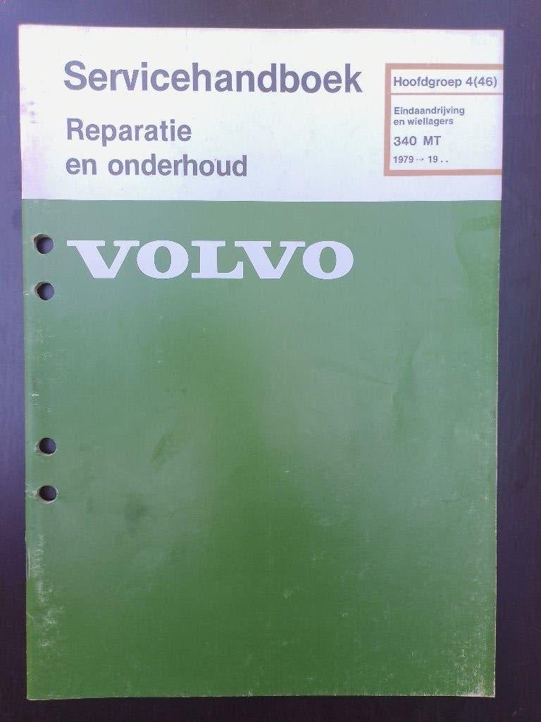 Volvo 340 dealer werkplaatsboek MT eindaandrijving + lagers, Ophalen of Verzenden, Gelezen, Volvo