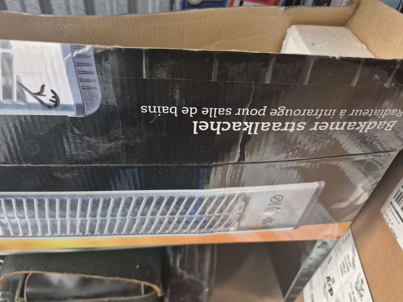 Badkamer straalkachel 1500W - Nieuw in doos, Minder dan 30 cm, Onbekend, Minder dan 60 cm, Ophalen of Verzenden