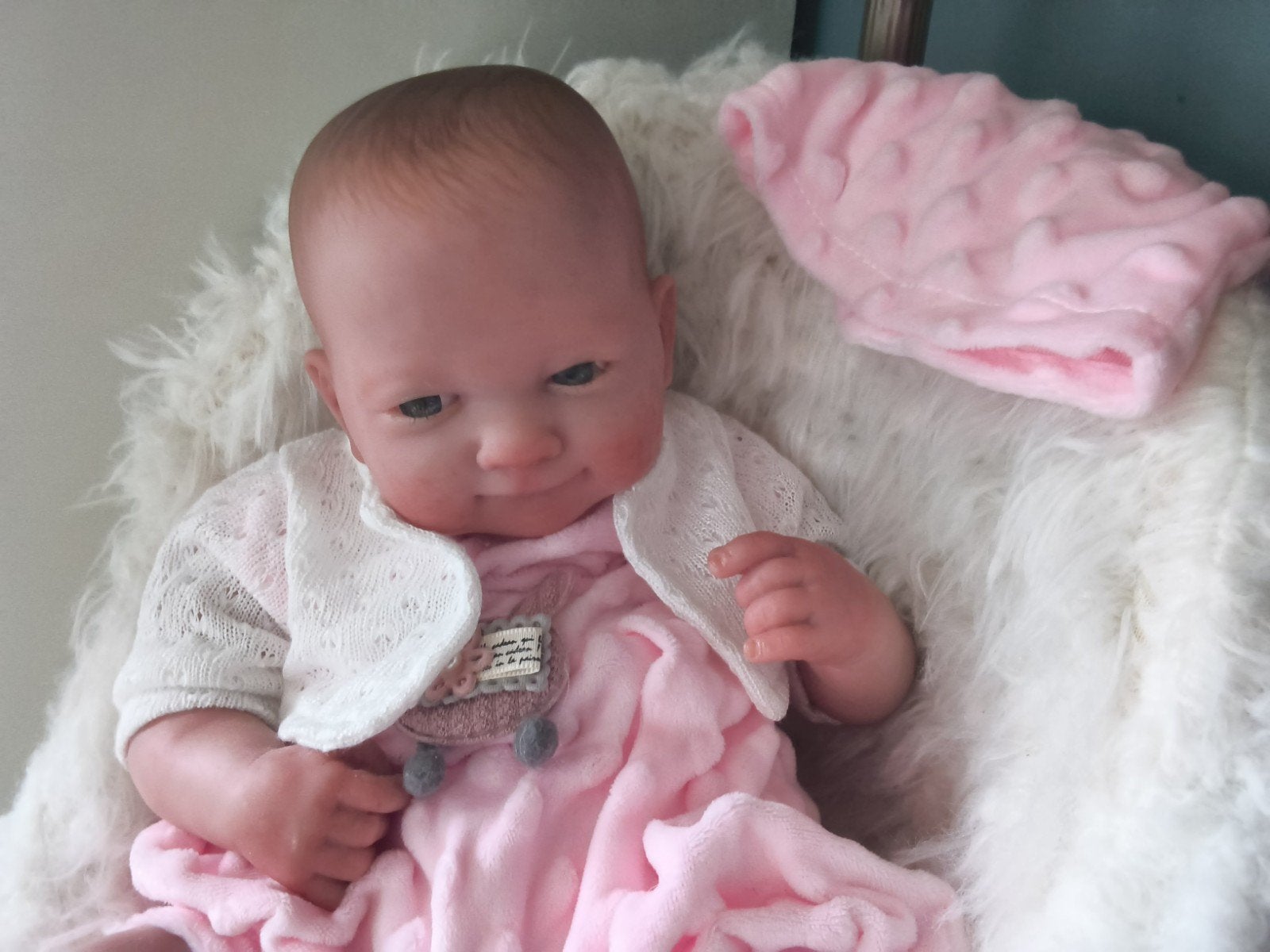 Babypop meisje, Verzamelen, Poppen, Ophalen of Verzenden, Zo goed als nieuw, Pop