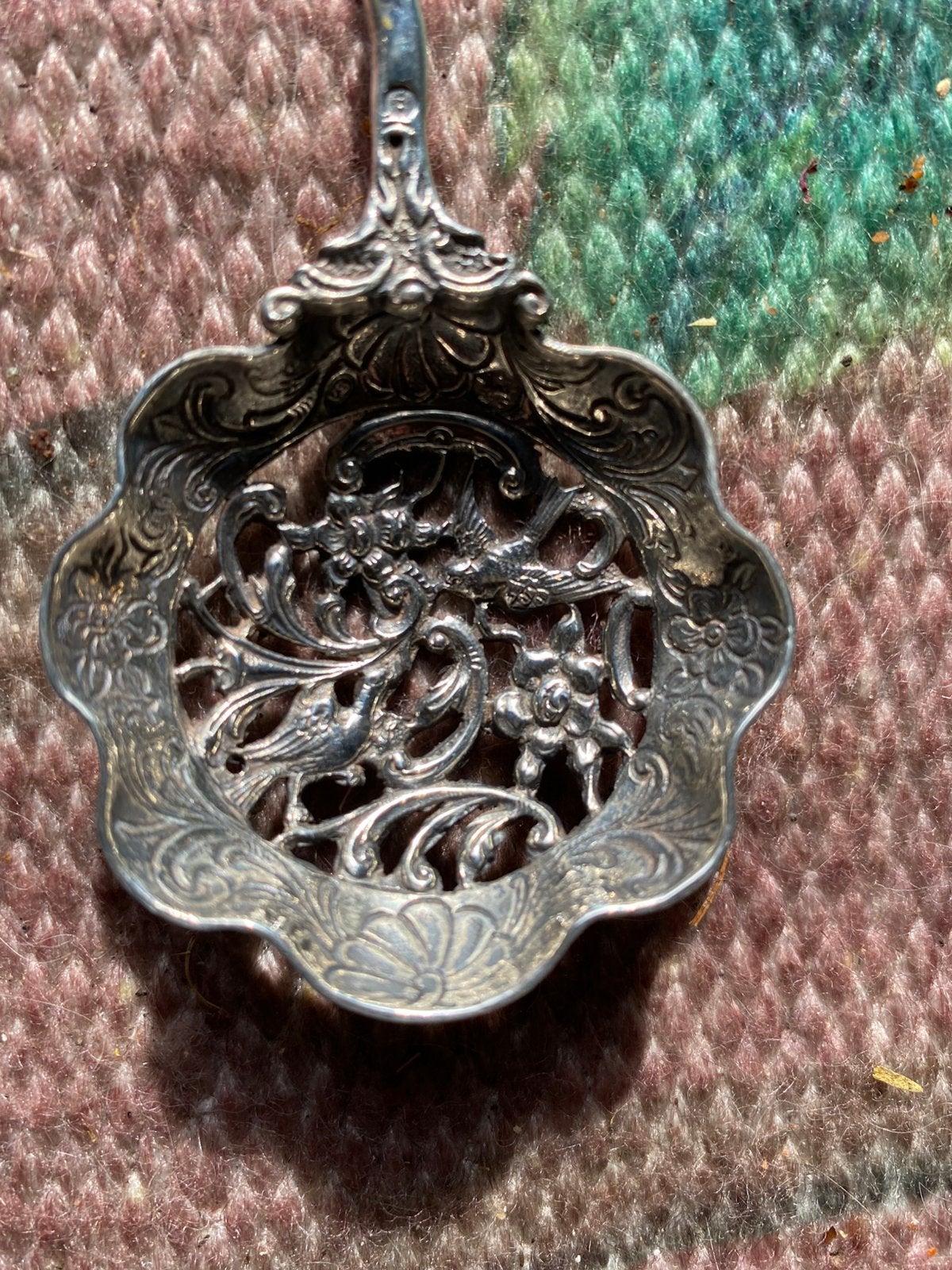 Antieke lepel bestek zilver, Ophalen of Verzenden