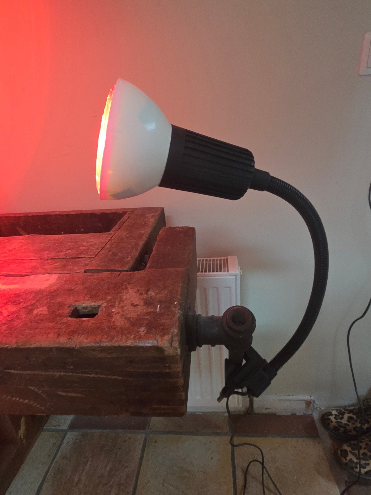 Vintage Philips Infraphil HP2001 - Vario de Luxe jaren 70, Ophalen of Verzenden
