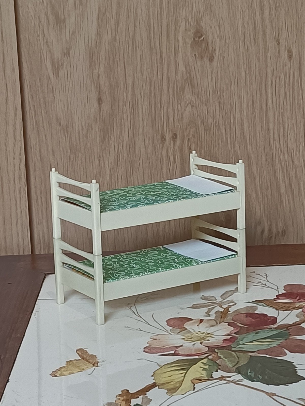 Vintage stapelbed Poppenhuis jaren '70, Ophalen of Verzenden, Gebruikt, Poppenhuis