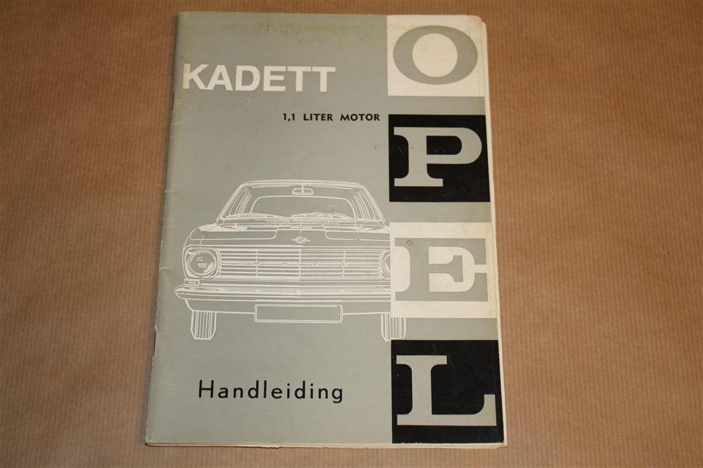 Handleiding Opel Kadett 1,1 liter motor - 1967, Ophalen of Verzenden