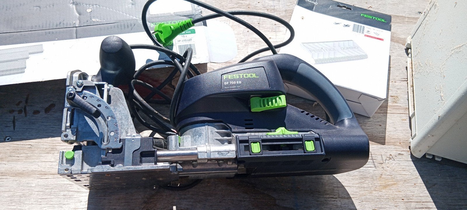 Festool domino xl met extra accessoires, Ophalen, Zo goed als nieuw, Elektrisch, Bovenfrees