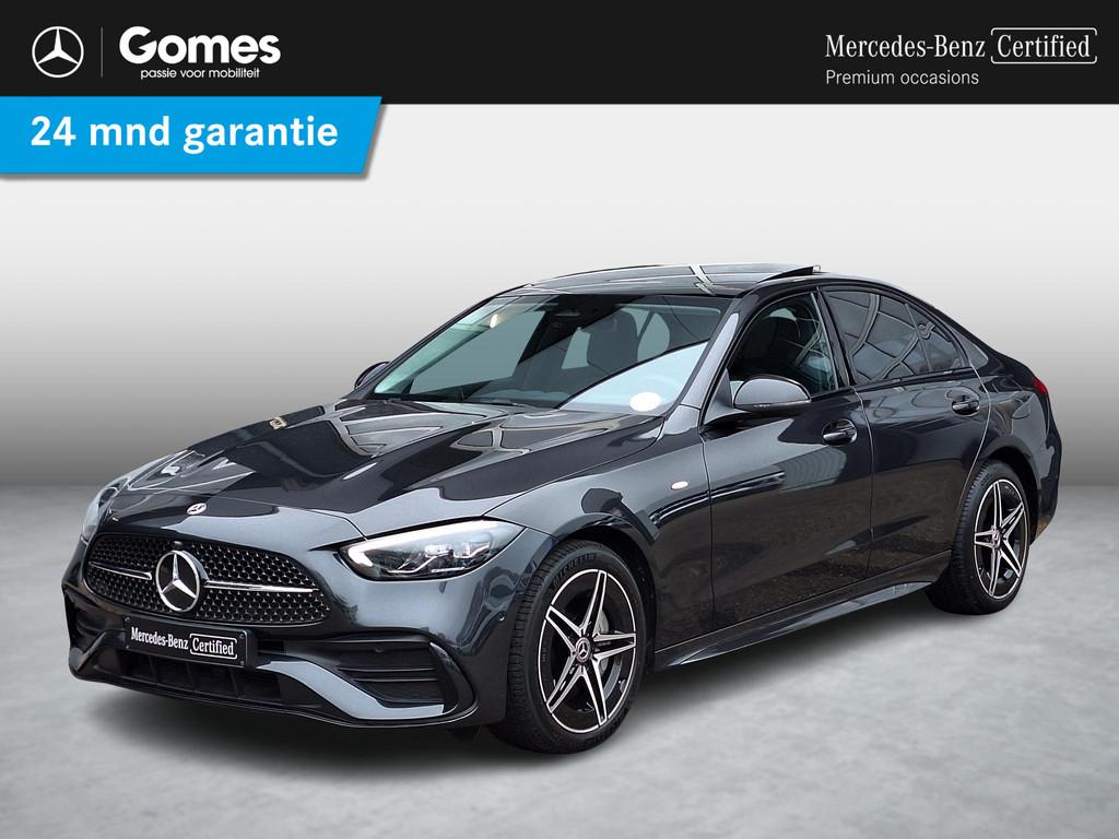 Mercedes-Benz C-klasse 300 e AMG Line | Night Pakket | Panor, Automaat, Achterwielaandrijving, 4 cilinders, Plug-in hybride