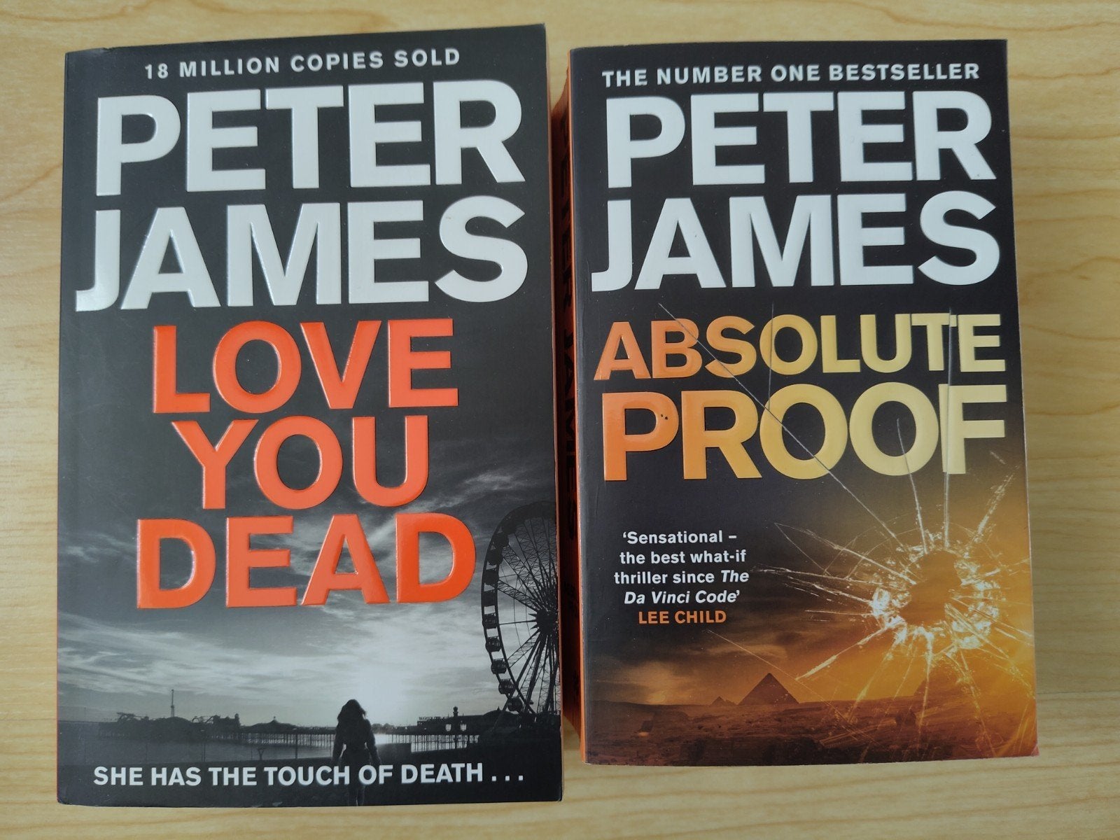 2× Peter James, Ophalen of Verzenden, Gelezen, Peter James, Fictie
