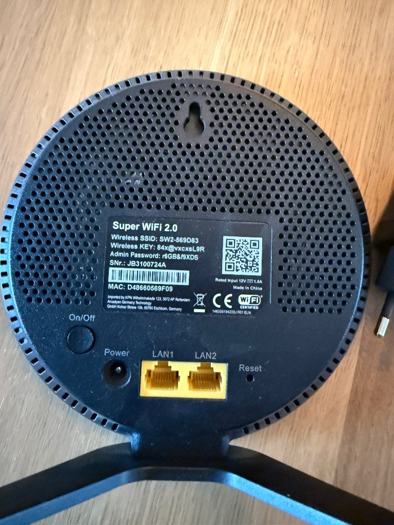 kpn wifi 2.0/extender/router wifi 6, Computers en Software, Ophalen, Zo goed als nieuw