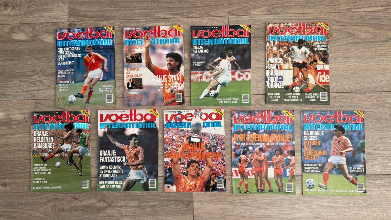 Alle Voetbal International magazines EK 88, Verzamelen, Ophalen of Verzenden, Gebruikt, Overige binnenlandse clubs, Boek of Tijdschrift