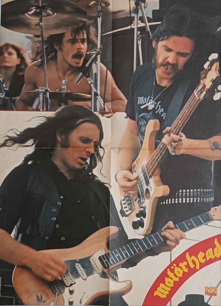 Poster van MOTÖRHEAD 40x55 cm, Verzamelen, Ophalen of Verzenden, A1 t/m A3, Muziek, Rechthoekig Staand