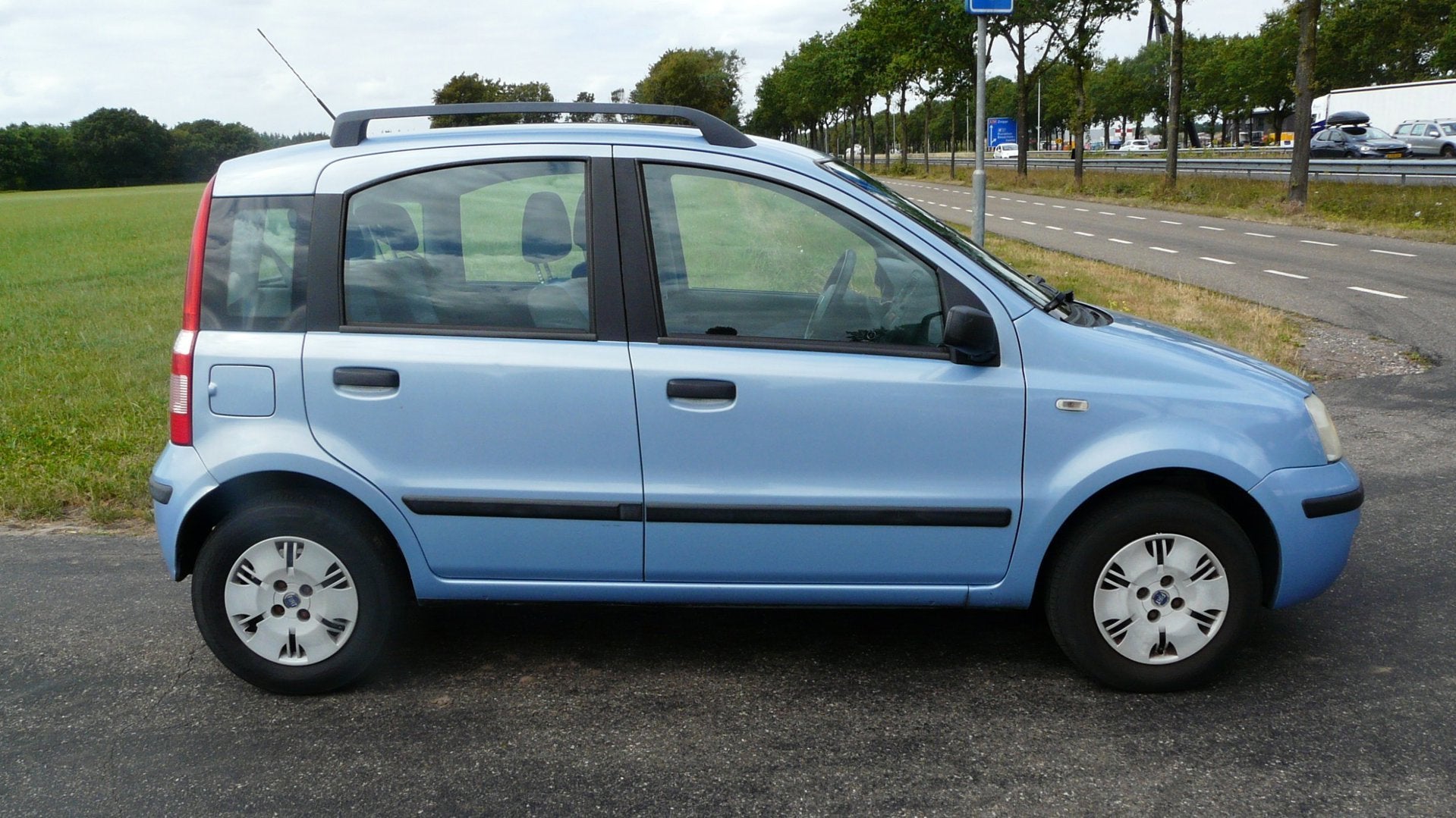 Fiat Panda 1.2 Emotion,Airco,Elec.pakket,Grootbeeld navi/aud, Auto's, Fiat, Voorwielaandrijving, Stof, Gebruikt, Origineel Nederlands